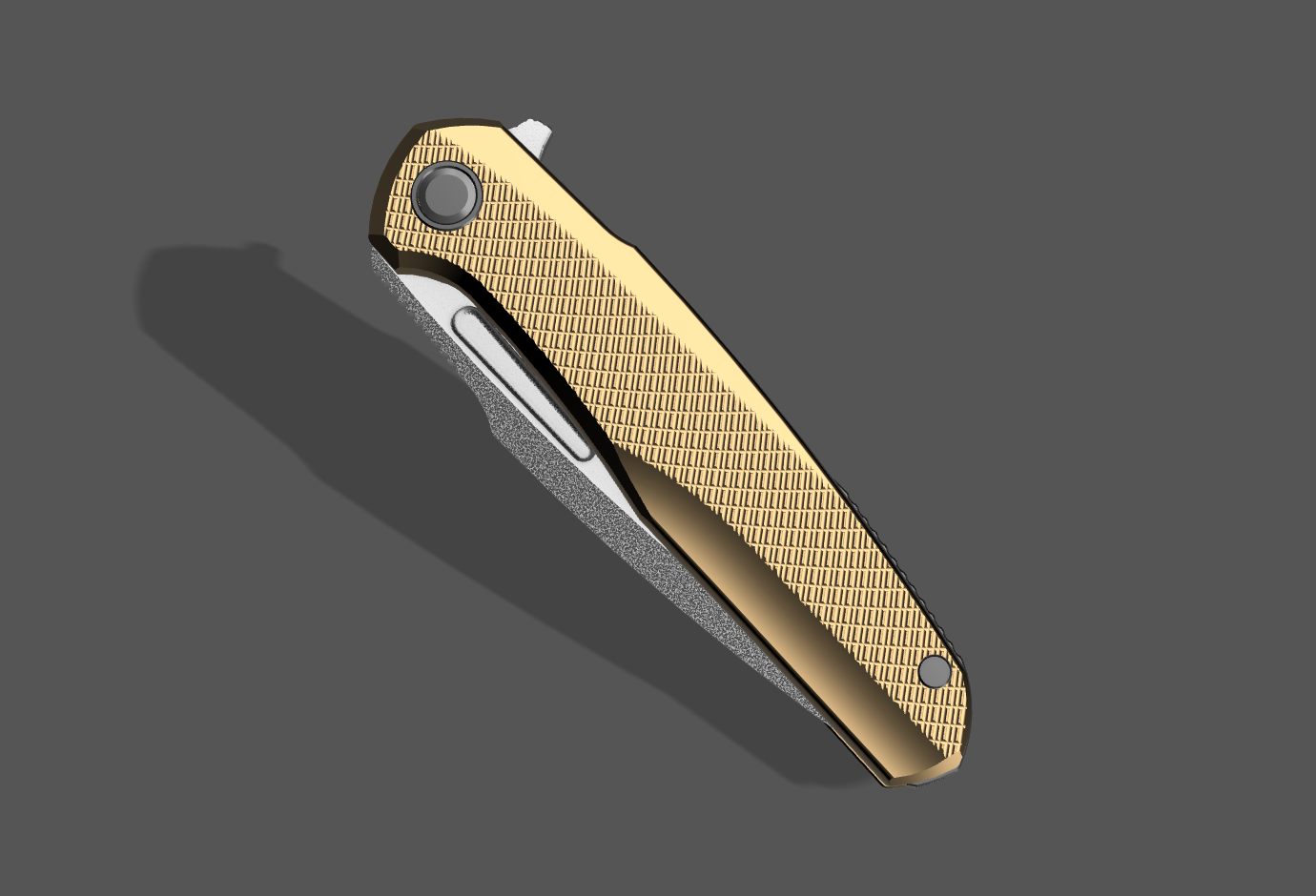 Reyne Stonewashed Blade / Bronze Handle Black Accents