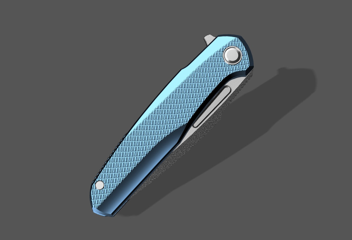 LEFTY Reyne Stonewashed Blade / 32v Blue Handle