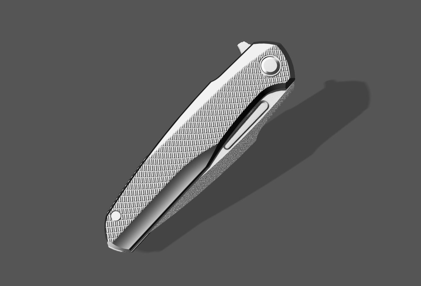 LEFTY Reyne Stonewashed Blade / Bead Blasted Handle