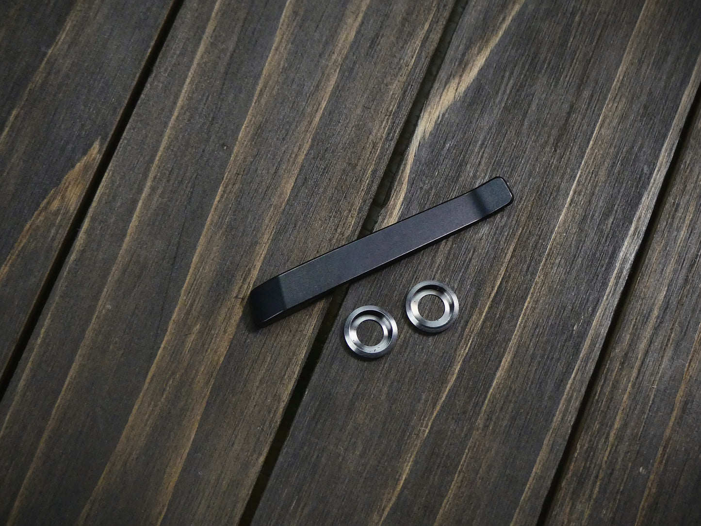 Dawn Blackwash Pocket Clip and Satin Collar Set