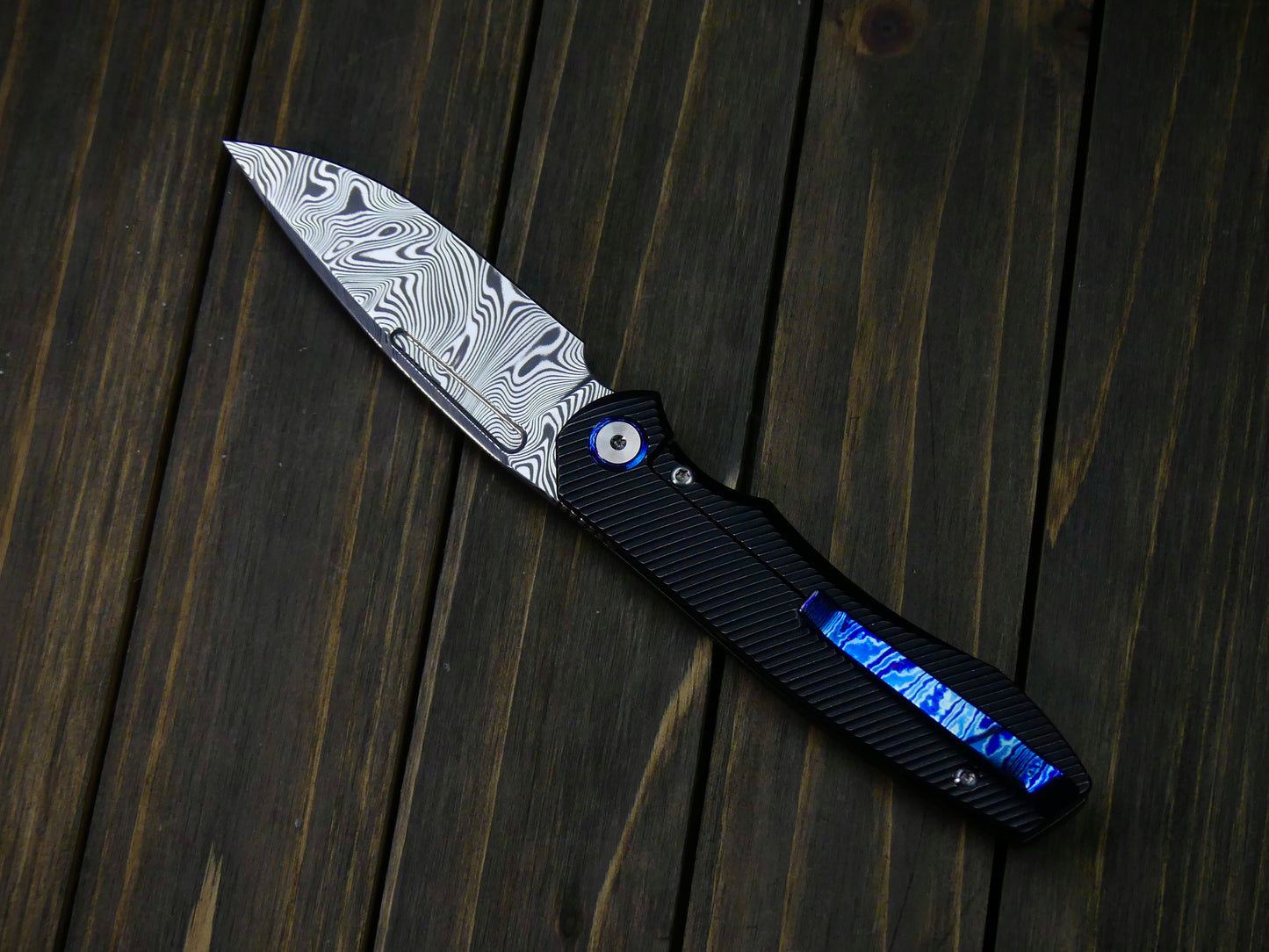 Dawn Timascus Pocket Clip and Collar Set